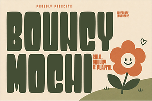 Bouncy Mochi Bold Font