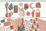 Abstract Desert Clip Art & Papers, an Illustration by TWG Designs (Thumbnail 3 of 3)