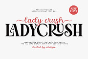 Lady Crush - Script & Display Serif, a Serif Font by Airotype (Thumbnail 1 of 12)