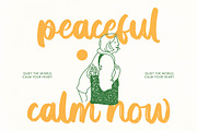 Solitude Mindful - Bold Brush Font, a Script Font by Letterena Studios Script (Thumbnail 3 of 20)