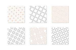 Bold Seamless Patterns Set