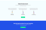 BusinessPRO | PSD & XD mobile first, a Landing Page Template by Milo Studio (Thumbnail 6 of 10)