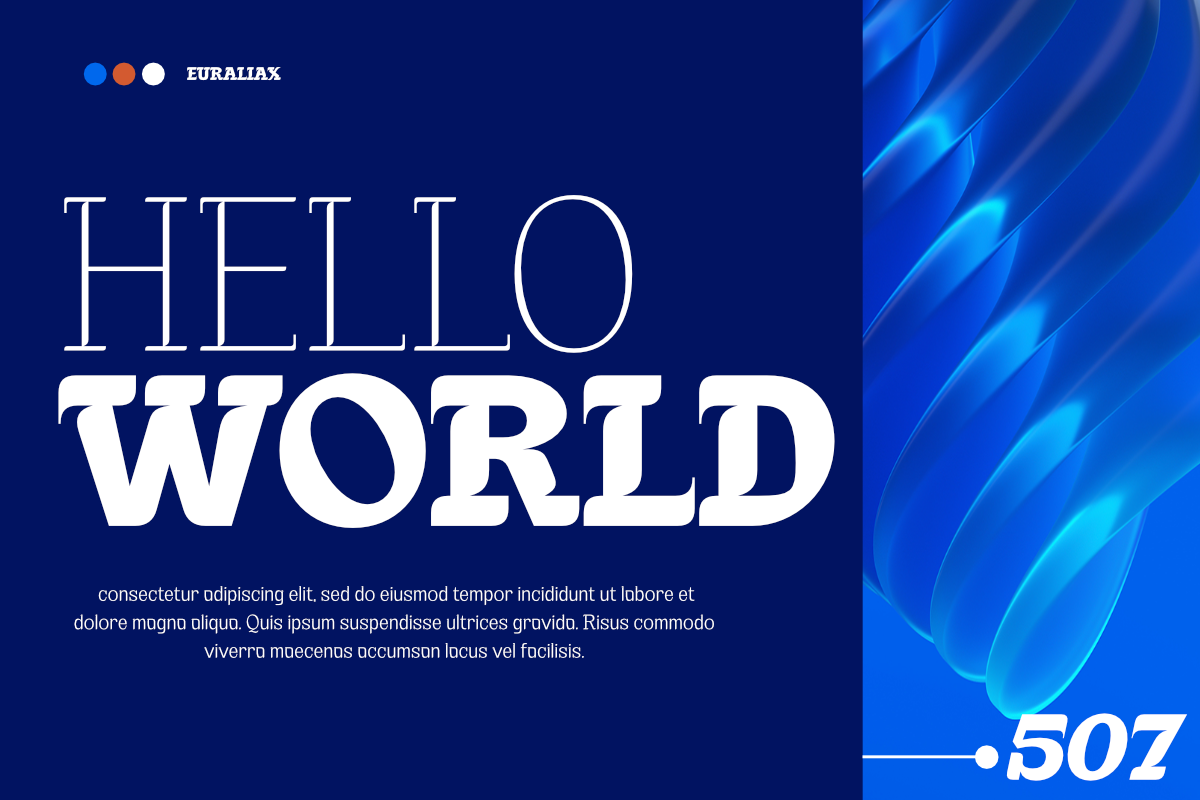 Euraliax - Display Font Family, a Font by Differentialtype (Photo 2 of 12)