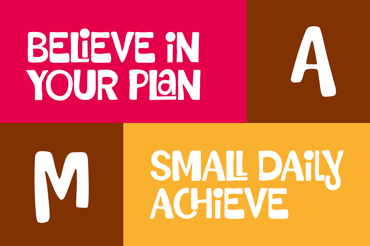 Almeira Milocka, a Sans Serif Font by Rahagita Studio (Photo 7 of 10)