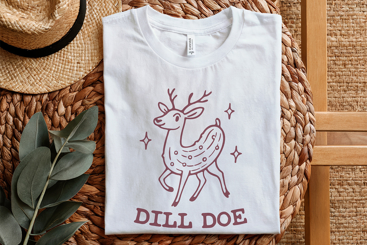 Dill Pickle Shirt PNG, Dill Doe Tee, an Illustration by SharpMarketplace (Photo 5 of 9)