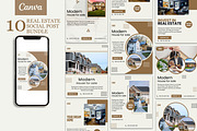 Real Estate Instagram Posts Bundle, a Social Media Template by GenesisCreativeCo (Thumbnail 1 of 5)