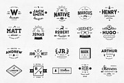 20 Vintage Logos & Badges Vol 01, a Branding & Logo Template by vuuuds (Thumbnail 4 of 5)