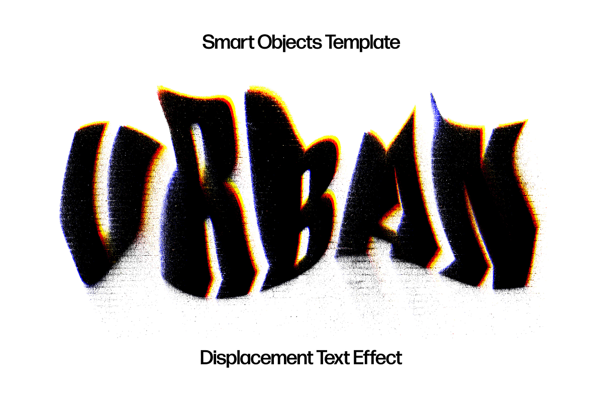 Distortion Glitches Text Effect, a Layer Style Add-On by Design Squad