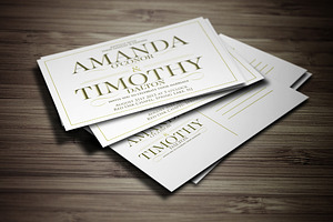 Elegant Wedding Invitation PC. v2