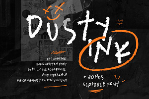 Dusty Ink Scribble Font