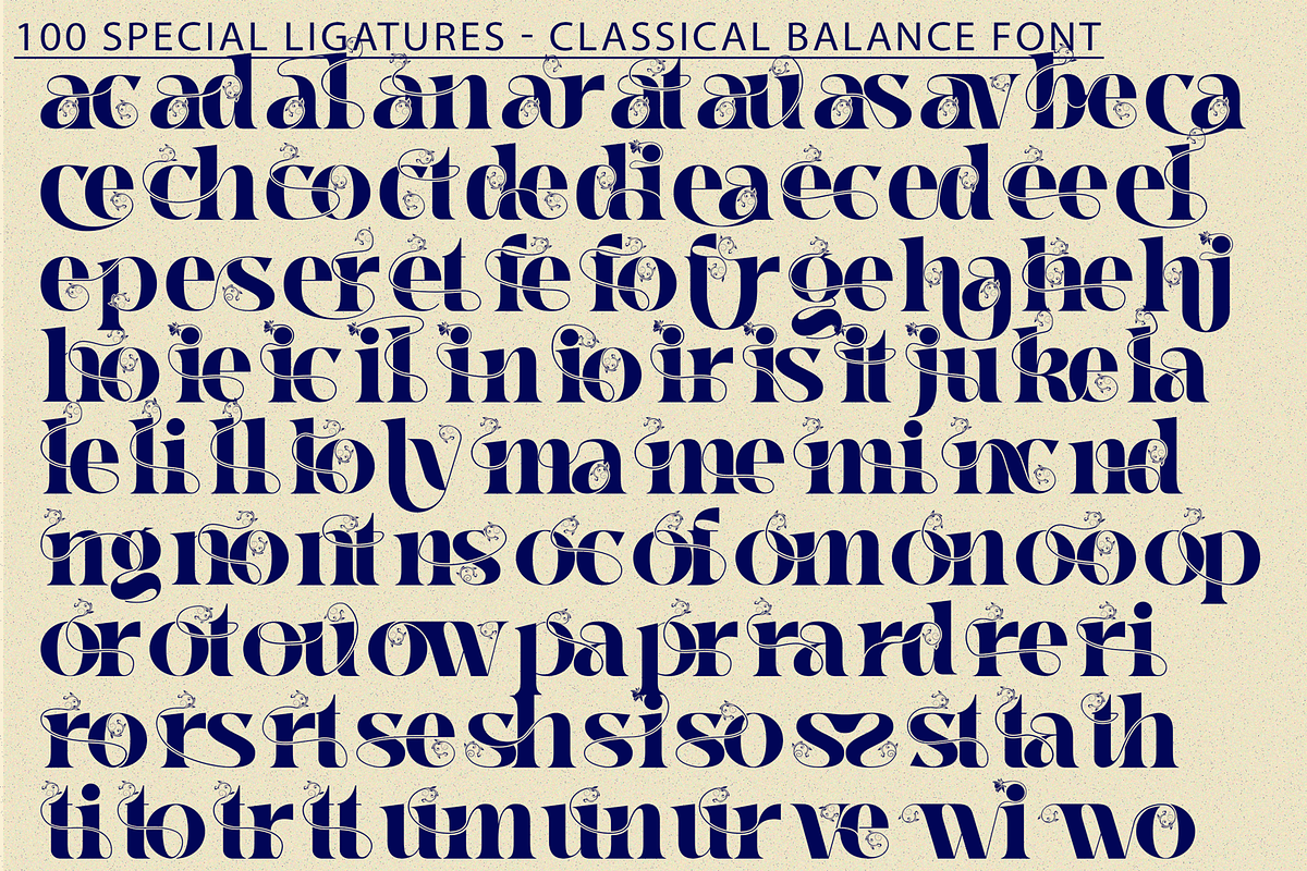 Classical Balance - Decorative Font, a Serif Font by 177Studio (Photo 7 of 8)