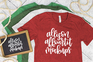 Bella Canvas Christmas Mockup Bundle