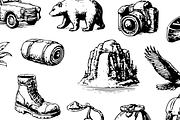 Outdoor Adventure Gear Set, an Object Graphic by RT Studio (Thumbnail 4 of 4)