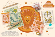 Groovy Astrology Collection, an Illustration by Julia Dreams (Thumbnail 3 of 8)
