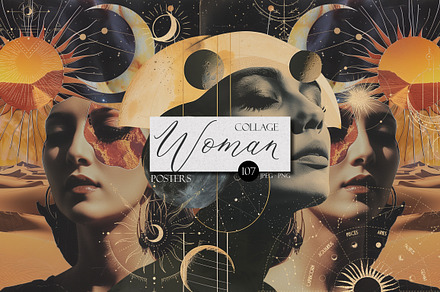Woman. Space. Gold, a Person Illustration by Chikovnaya