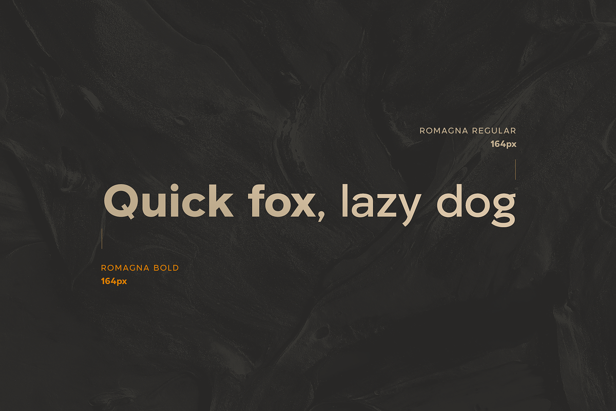 Romagna - Versatile Sans-Serif, a Sans Serif Font by AlienValley (Photo 2 of 9)