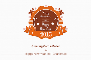 Merry Christmas, New Year e-Mailer