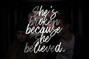 Stone Hearts Font, a Script Font by Ryn Pojas (Thumbnail 2 of 7)
