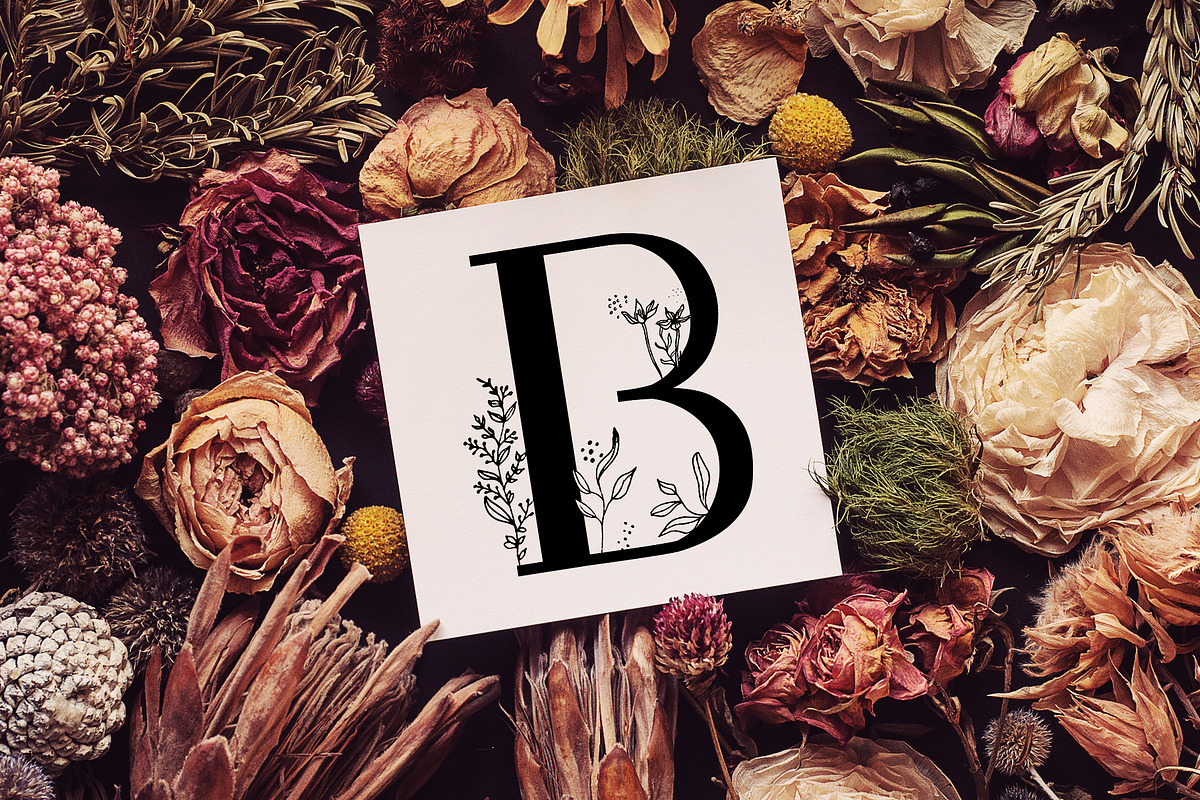 Blossom Font + Extras preview 6