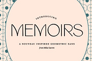 Memoirs Sans Modern Logo Font, a Sans Serif Font by Mila Garret (Thumbnail 2 of 15)