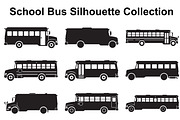 School Transit Silhouette Series, an Object Graphic by Creativeshirt (Thumbnail 1 of 3)
