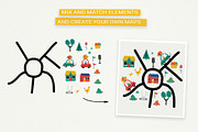Egg Hunt Map. Map Creator, a Seasonal Illustration by Irina Ostapenko (Thumbnail 10 of 11)