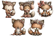 Whimsical Christmas Fluffy Fox PNG, an Illustration by Craft Nest (Thumbnail 4 of 9)