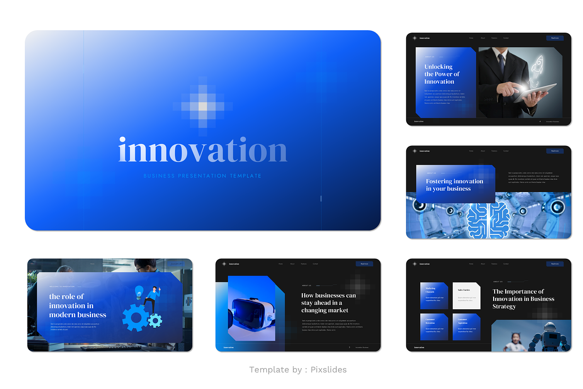 Innovation Business PowerPoint, a Presentation Template by Pixslides (Photo 2 of 7)