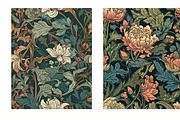 Seamless pattern with flowers, an Illustration by Pundateam (Thumbnail 5 of 5)