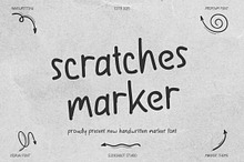 Scratches Marker | Handwtritten Font