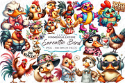 Sarcastic Chickens and Ducks Clipart, a Graphic by designcity5 (Thumbnail 1 of 5)