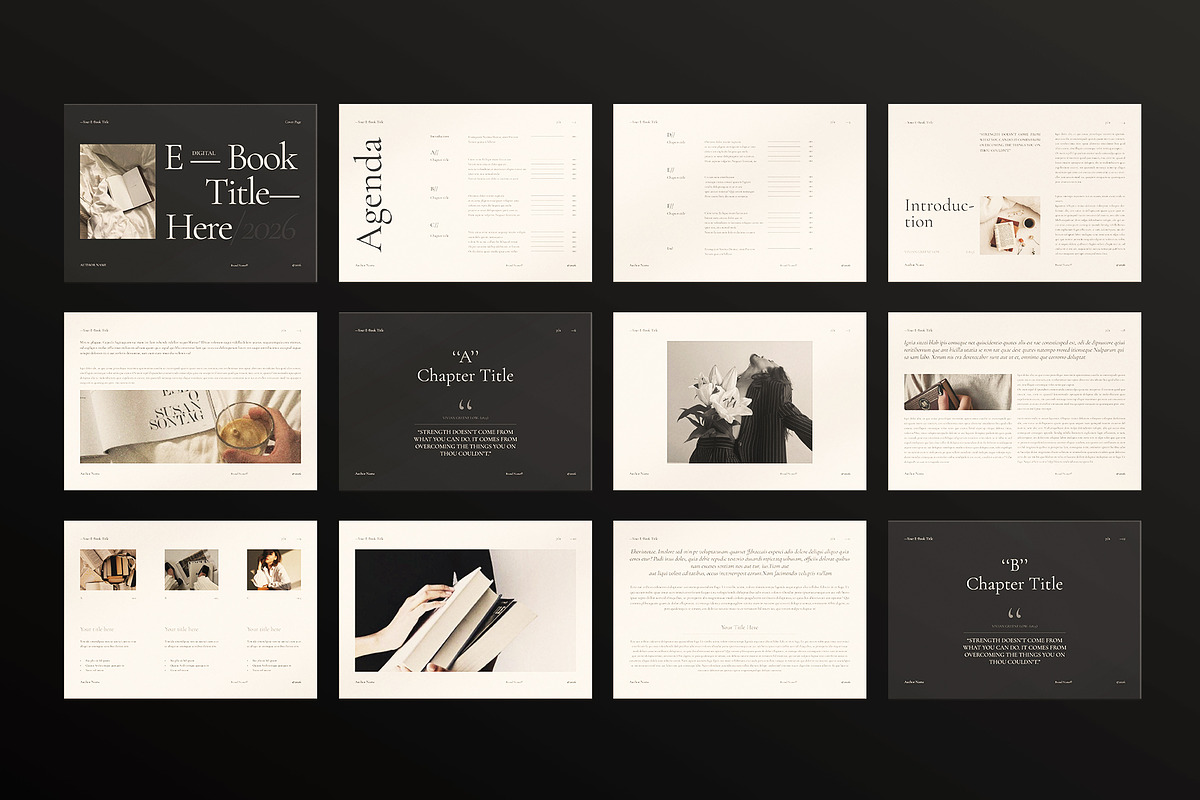 Digital E-Book Landscape Template, a Magazine Template by ArtisanaAura (Photo 15 of 18)
