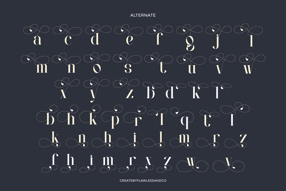 Nevollen - Modern Serif Font, a Serif Font by Flawless And Co (Photo 9 of 10)