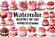 Valentine's Day Cake, an Illustration by Design Market (Thumbnail 1 of 3)