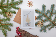 Hand Drawn Christmas Cards Bundle, a Card Template by maaariabouvier (Thumbnail 13 of 19)