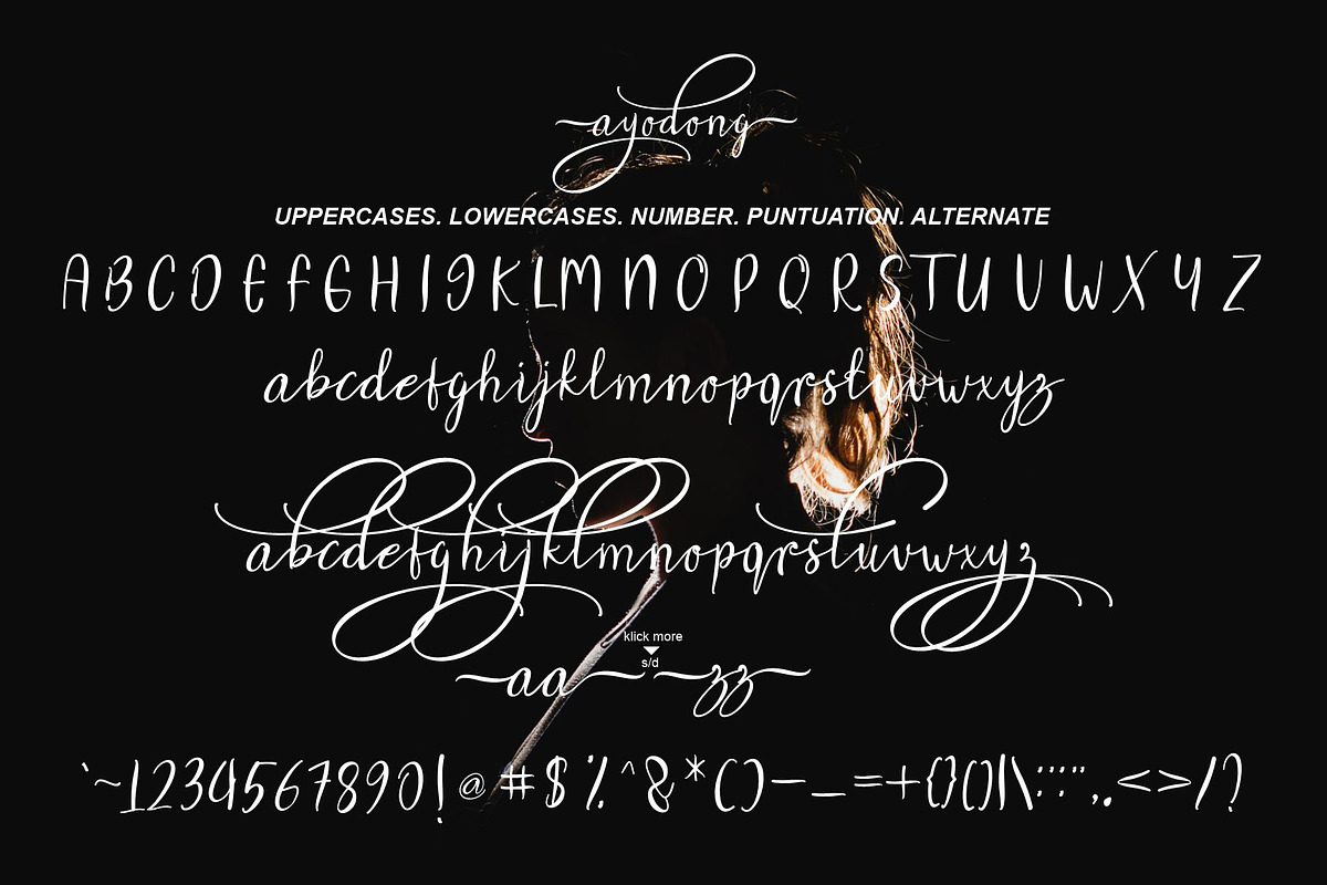 Ayodong Script, a Script Font by Nowlystudios (Photo 6 of 6)