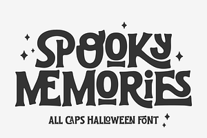 Spooky Memories - Halloween Font, a Serif Font by Keithzo