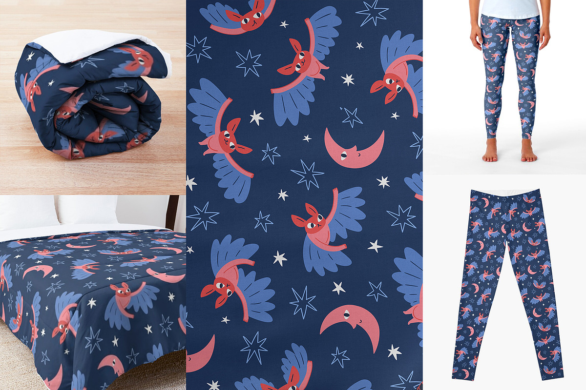 Cat Halloween seamless patterns, a Pattern Graphic by Alenkakarabanova (Photo 2 of 4)