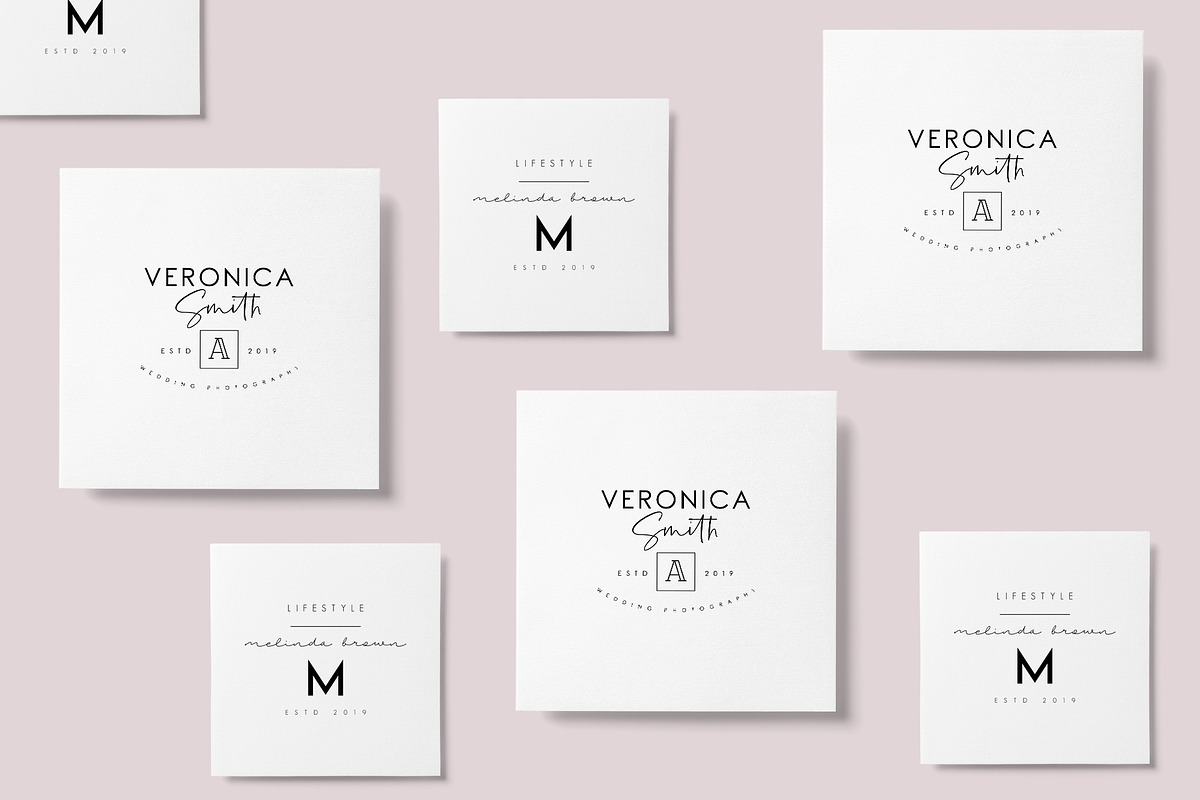 200 Trending Minimal Logo Bundle, a Branding & Logo Template by XpertgraphicD (Photo 5 of 52)