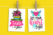 30 Funny Color Cards with Quote, a Card Template by Velliniki (Thumbnail 5 of 5)
