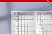 Blood Pressure Log Book • KDP, a Templates & Theme by HyeRi (Thumbnail 2 of 3)
