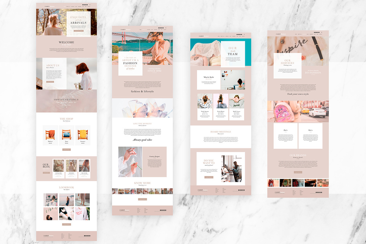 Fashion | Elementor Template Kit, an UI Kit Template by Touringxx Creative Studio (Photo 2 of 5)