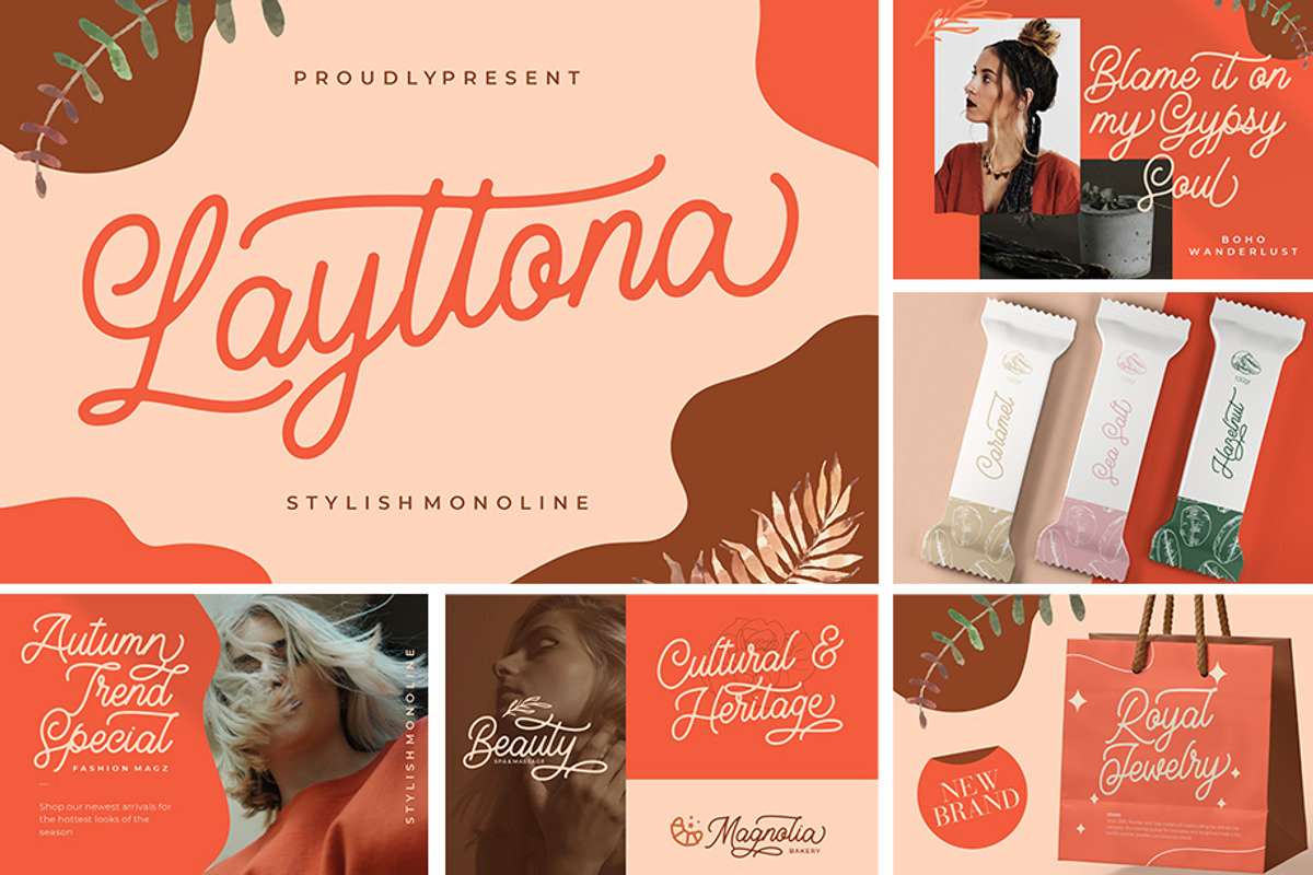 When Modern Meet Vintage Font Bundle, a Script Font by Creatype Studio (Photo 27 of 45)
