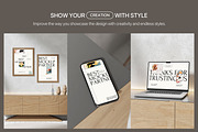 NUERA - Warm Vibes Mockup Bundle, a Device Mockup by Creavora (Thumbnail 6 of 10)