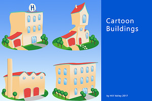 Cartoon Style Buildings