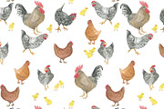 Happy farm patterns, a Pattern Graphic by ramika (Thumbnail 7 of 11)