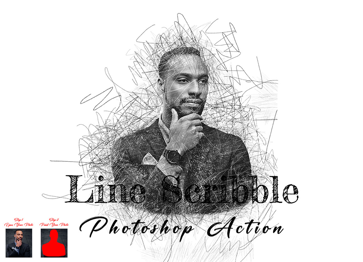 19 in 1 Sketch PS Action  Bundle, an Action Add-On by Studio Retouch (Photo 26 of 26)