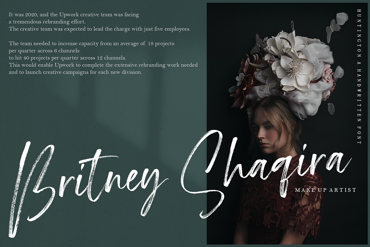 Huntington - Handwritten Font preview 7