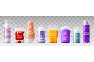 Realistic 3d deodorant package, an Illustration by Buch&Bee