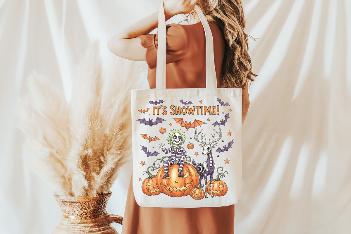 It’s Showtime PNG  Funny Halloween, an Illustration by DreamCafeArt (Photo 4 of 7)